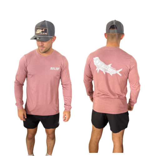 Tarpon Ultra Soft Long Sleeve Shirt - Salmon