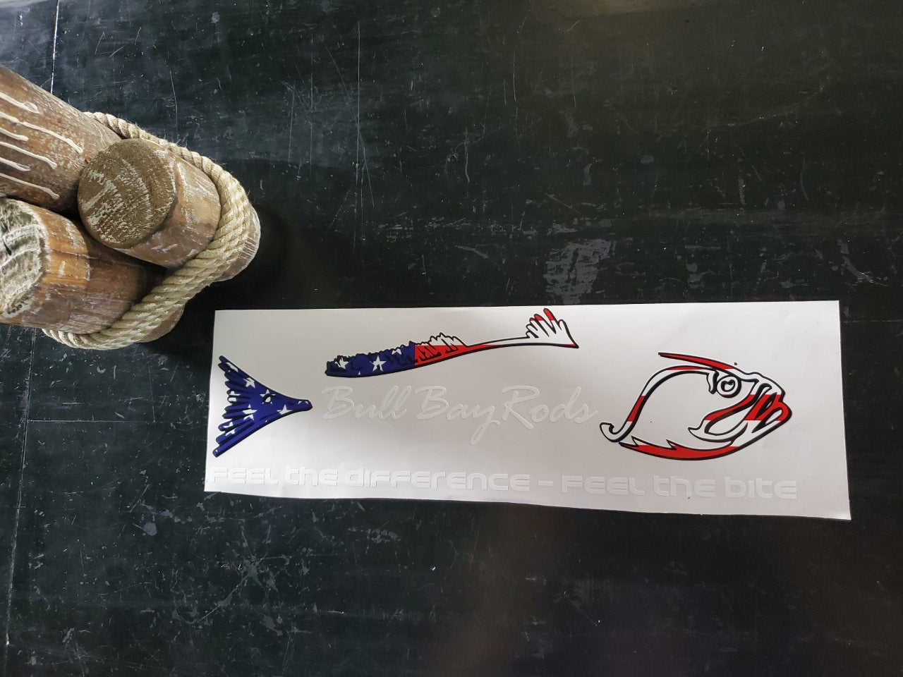 Bull Bay Rods 15" Boat/Car Vinyl Decal