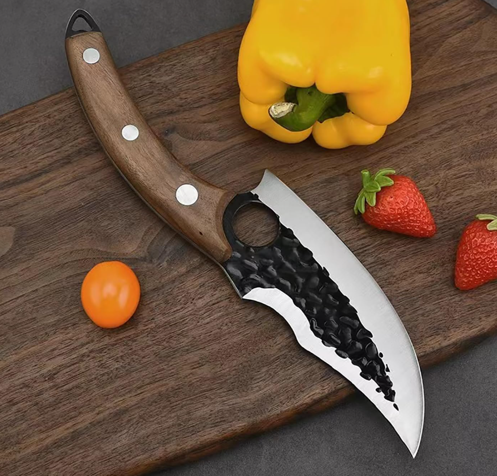 Hand Forged Kitchen Knife 3 Pcs Professional Chef Knife Set.