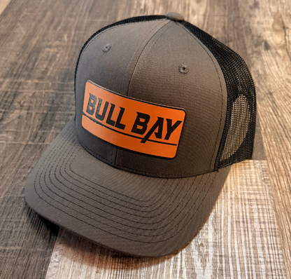 Bull Bay Leather Patch Trucker Hat