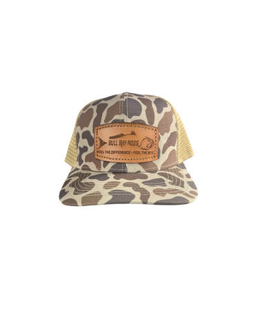 BBR Leather Patch Hat- Slough/Balsa