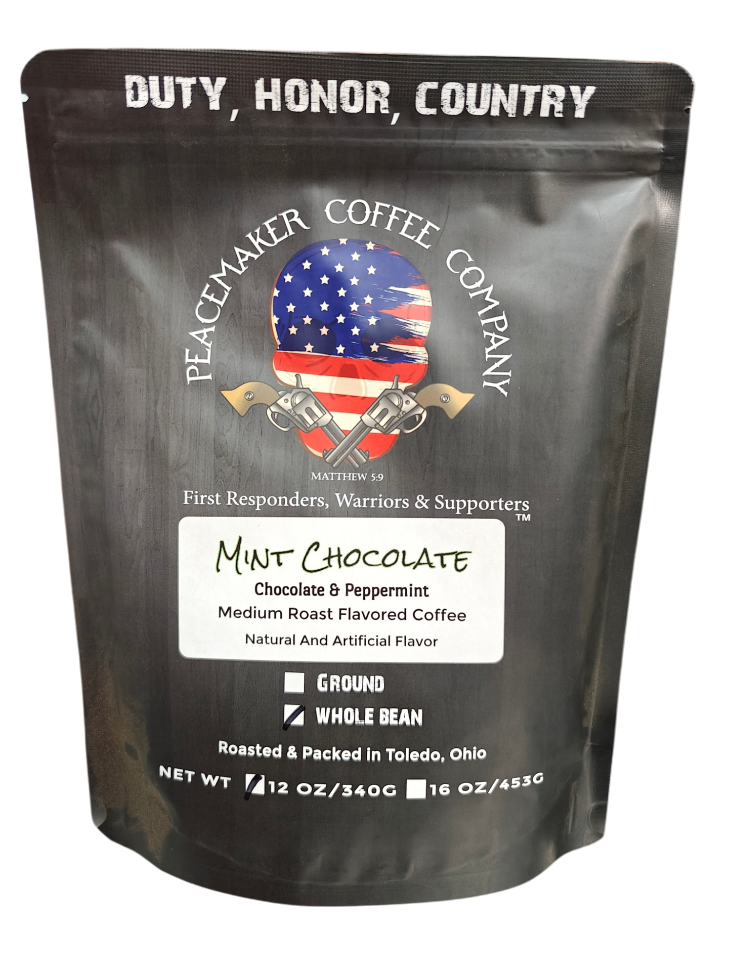 Peacemaker Flavored Ground Coffee - Loco Beach - 12oz