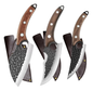 Hand Forged Kitchen Knife 3 Pcs Professional Chef Knife Set.