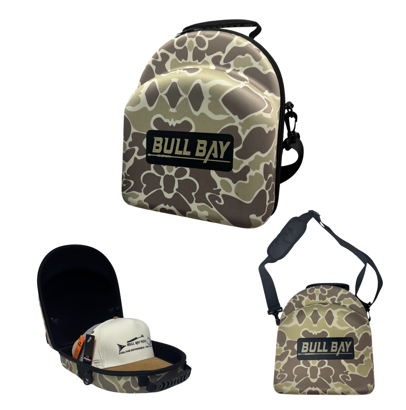 Bull Bay Duck Camo Hat Case