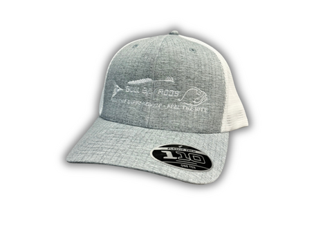 Bull Bay Classic Heather Gray/White Hat