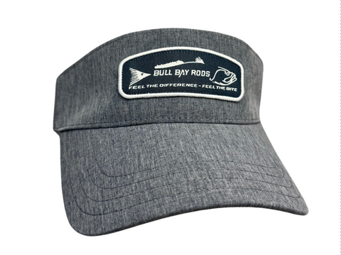 Performance Visor: Heather Navy w/Patch