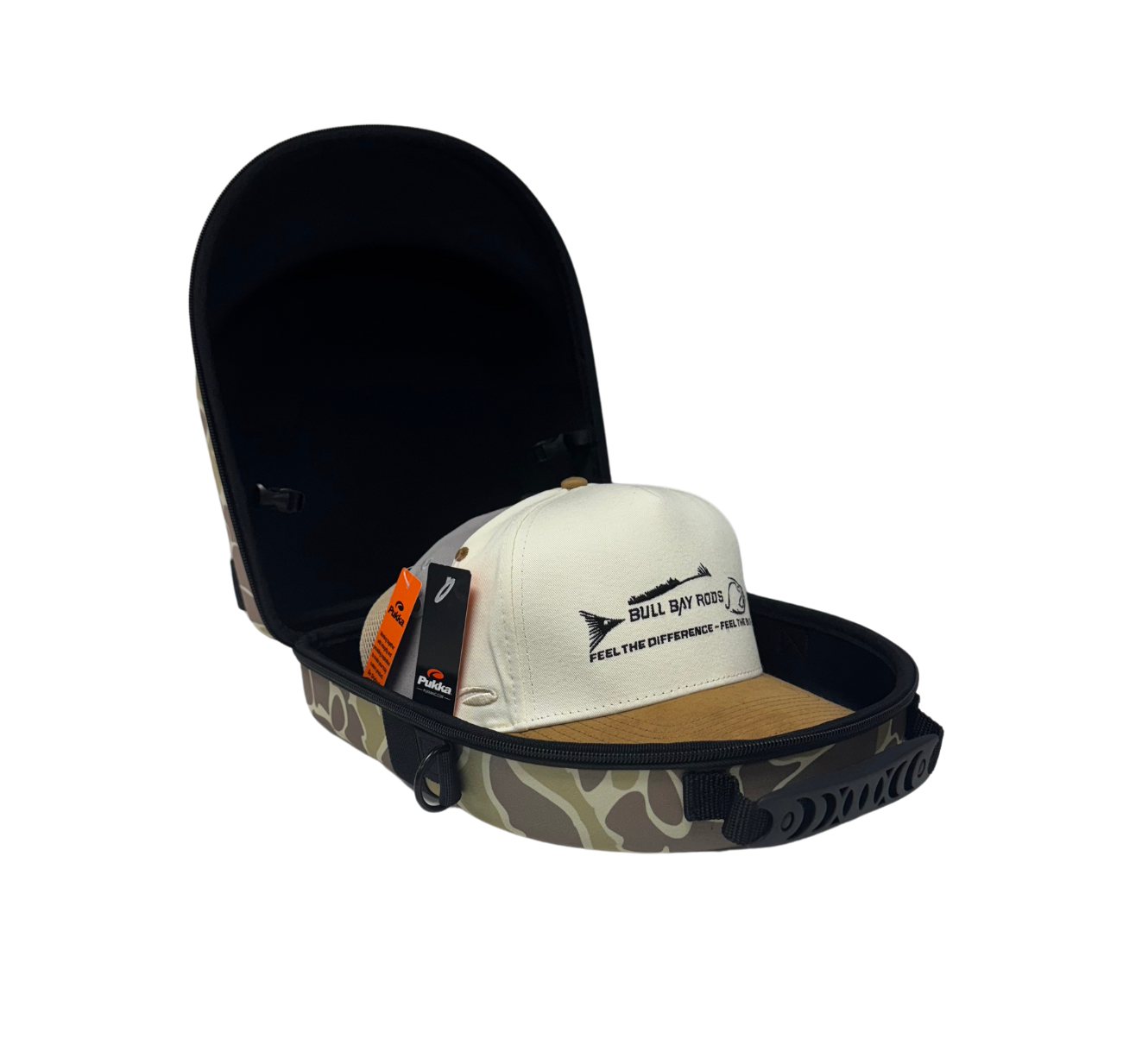 Bull Bay Duck Camo Hat Case