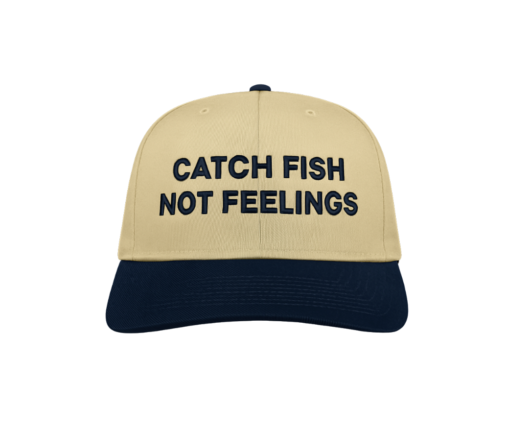 Bull Bay “Catch Fish Not Feelings” Trucker Hat