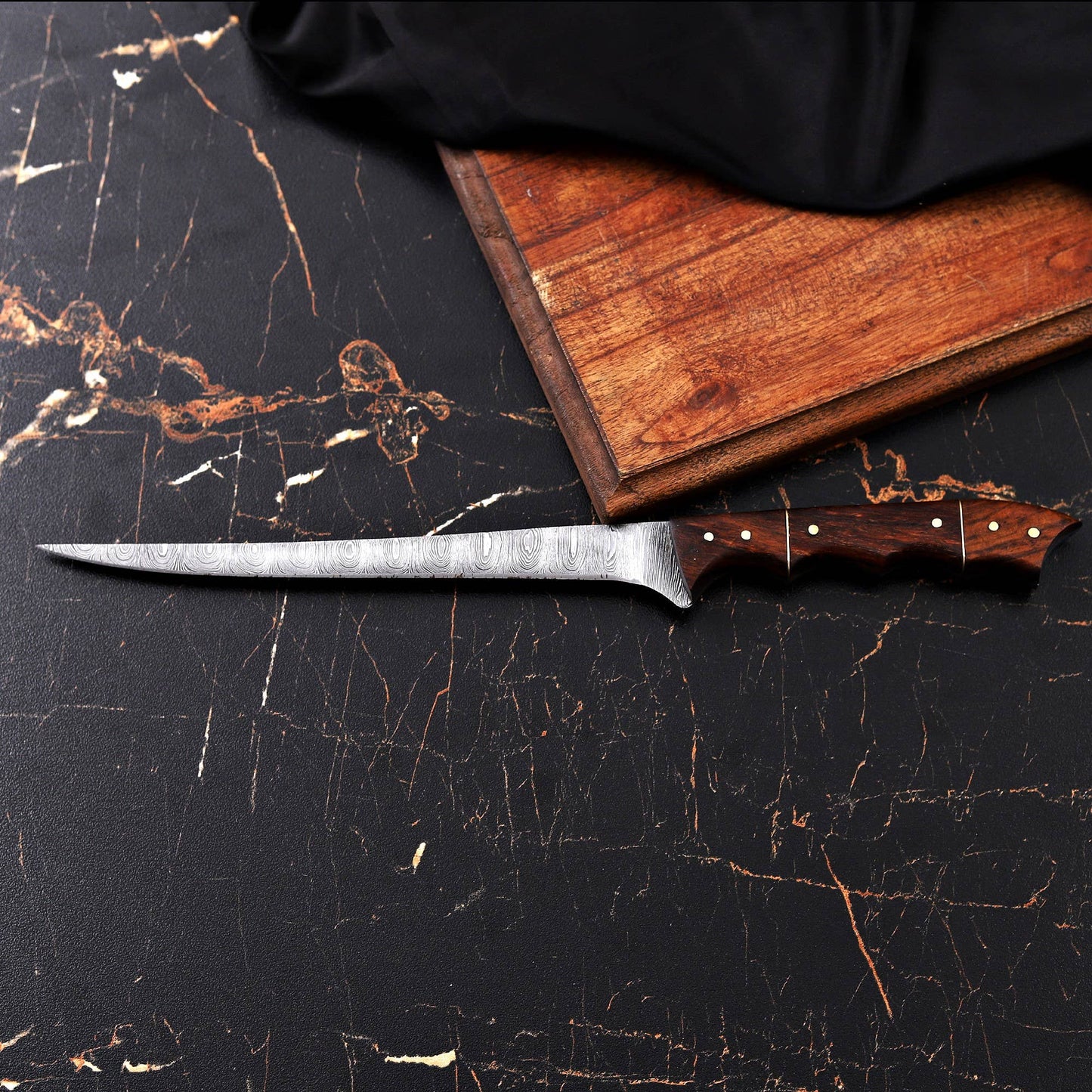 Fishing Fillet Knife Custom Damascus Steel Knife - Wholesale