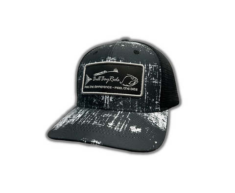 Ripped Series BBR Soft Mesh Trucker Black & Gray